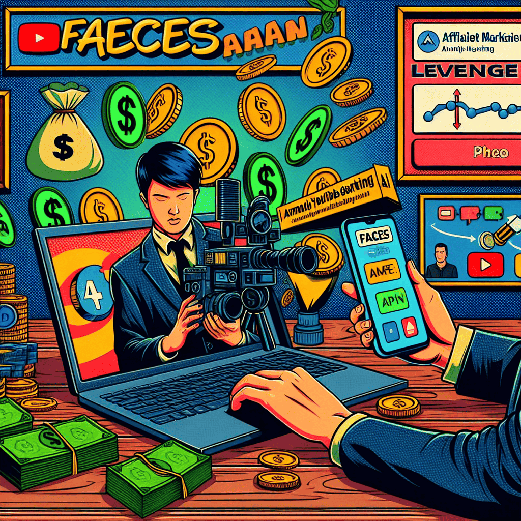레버리지 AI를 활용한 제휴사 마케팅 및 FACESS YouTube 채널 자동화로 돈 벌기