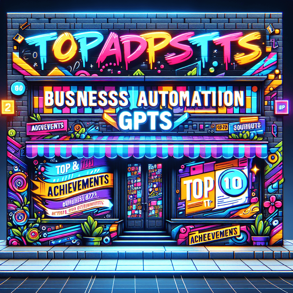 GPTs 상점 : 비즈니스 자동화 GPTs Top 10
