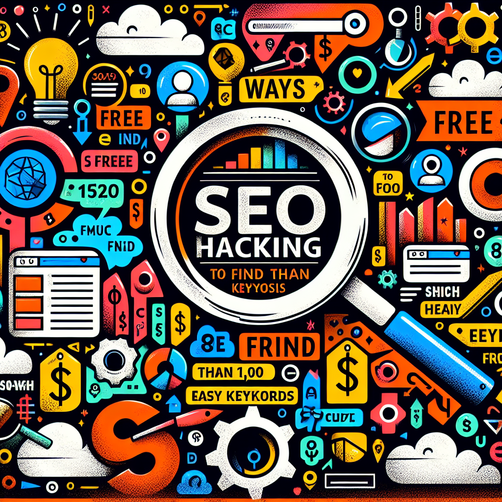 AI SEO 해킹 : 1,000개 이상의 쉬운 키워드를 찾는 10가지 무료 방법! 🚀