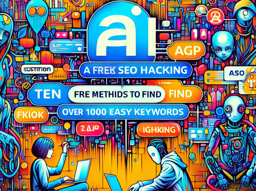 AI SEO 해킹 : 1,000개 이상의 쉬운 키워드를 찾는 10가지 무료 방법! 🚀
