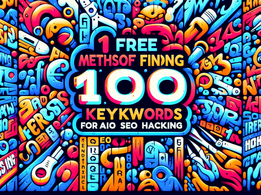 AI SEO 해킹: 1,000개의 키워드를 찾는 10가지 무료 방법! 🚀