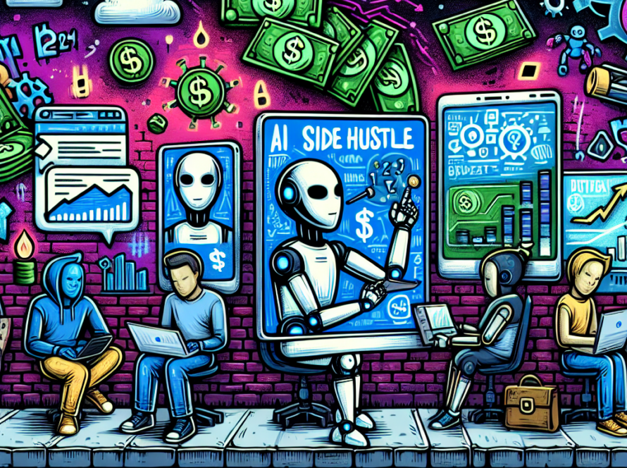 2024 년 온라인에서 돈 버는 6 가지 게으른 ai chatgpt 사이드 허슬