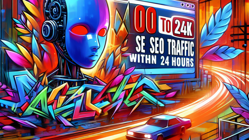 유튜브 AI 클론 자동화: 24시간 안에 0 ~ 24K SEO 트래픽 🤯