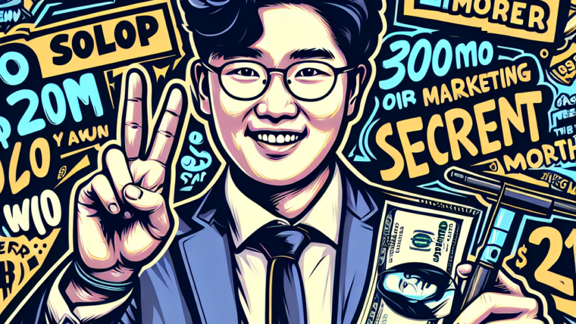 21세, 월 3000만원 솔로프리너 선우 건영의 마케팅 비법!